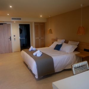 Chambre double avec jacuzzi de l'Hôtel Balagne