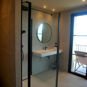 Chambre double avec jacuzzi de l'Hôtel Balagne