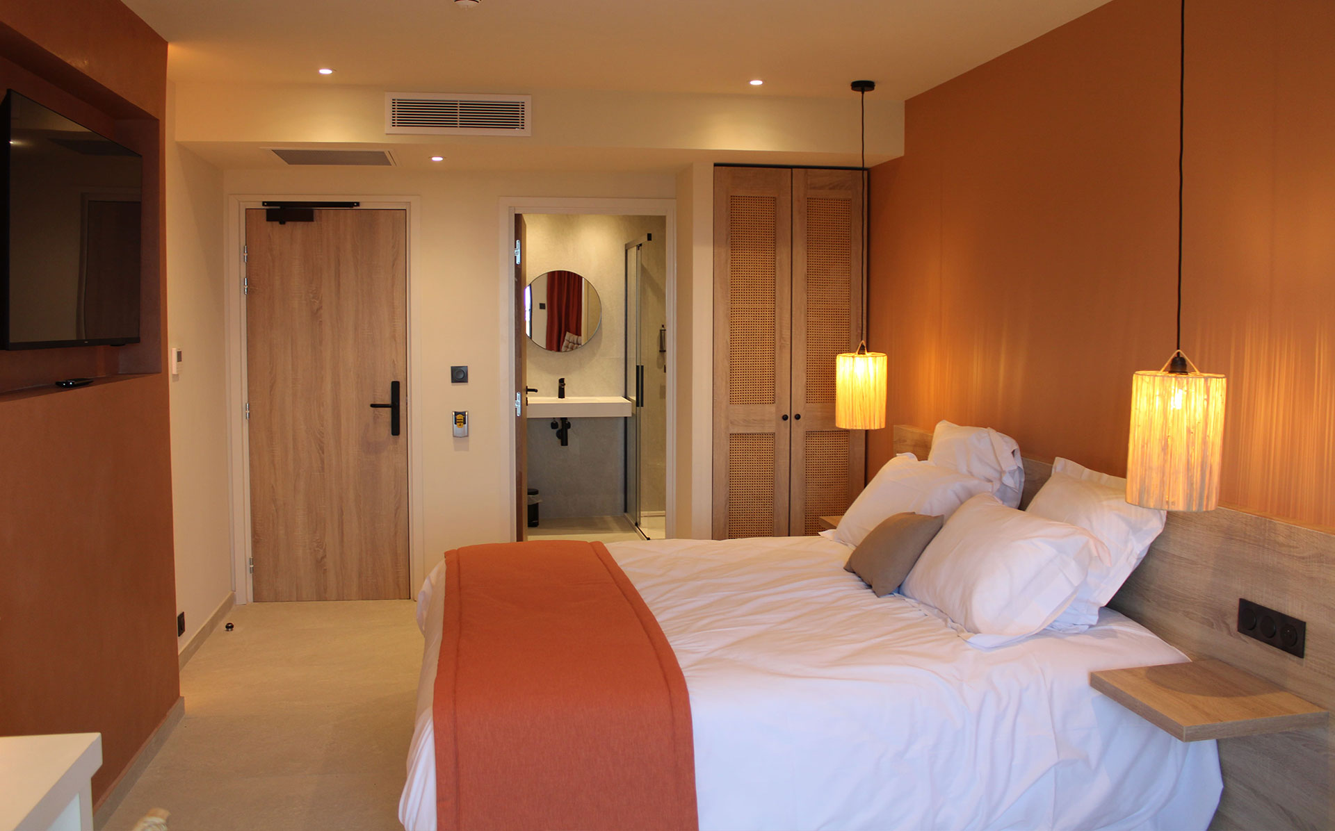 Chambre Standard avec vue mer de l'Hôtel Balagne