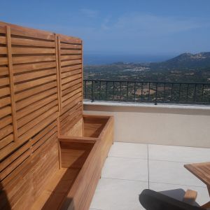 Chambre double avec jacuzzi de l'Hôtel Balagne