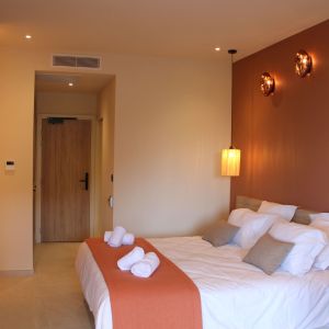 Suite chambre à couché de l'hôtel restaurant Balagne proche de Calvi