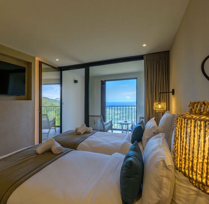 Chambres Twin avec Vue Mer